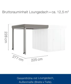 Hörmann Juno Loungedach für JFD6/10/13, ca. B225/H220/T277 cm
