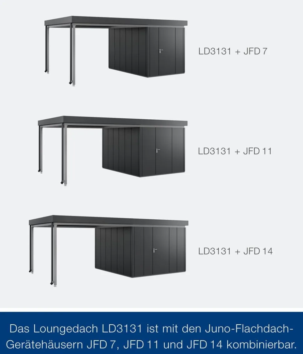 Hörmann Juno Loungedach für JFD7/11/14, ca. B321/H220/T325 cm