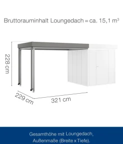 Hörmann Juno Loungedach für JFD5/9/12, ca. B321/H220/T229 cm
