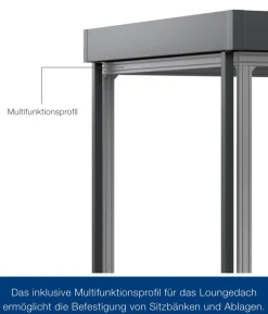 Hörmann Juno Loungedach für JFD6/10/13, ca. B321/H220/T277 cm