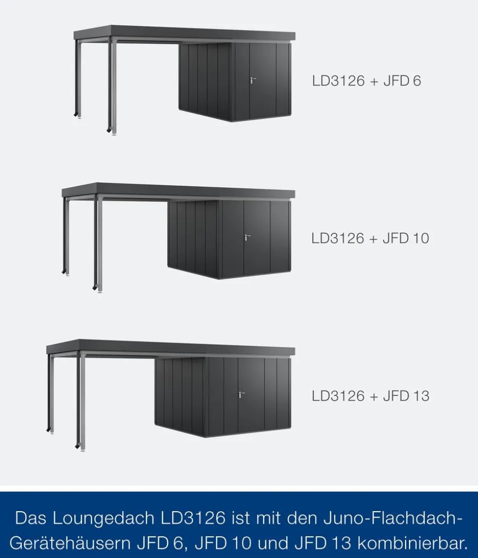 Hörmann Juno Loungedach für JFD6/10/13, ca. B321/H220/T277 cm