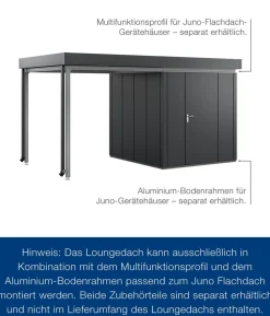 Hörmann Juno Loungedach für JFD5/9/12, ca. B225/H220/T229 cm