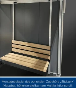 Hörmann Juno Multifunktionsprofil für JFD8, ca. B262/T166 cm