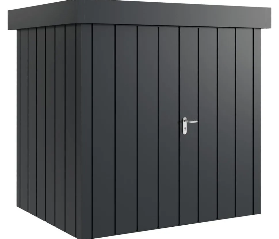 Hörmann Metallgerätehaus Juno JFD4 M-Sk Motiv Modern mit Doppeltür, ca. B229/H222/T181 cm