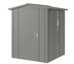 Hörmann Metallgerätehaus Juno JSD2 L-Sk Motiv Design bodentiefes Fenster, ca. B189/H219/T181 cm