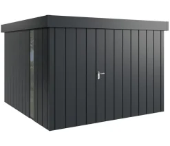 Hörmann Metallgerätehaus Juno JFD14 M-Sk Motiv Modern bodentiefes Fenster, ca. B325/H222/T325 cm