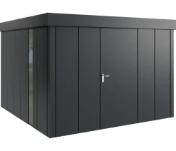 Hörmann Metallgerätehaus Juno JFD14 L-Sk Motiv Design bodentiefes Fenster, ca. B325/H222/T325 cm