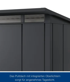 Hörmann Metallgerätehaus Juno JPD14 L-Sk Motiv Design, ca. B325/H232/T358 cm