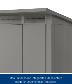 Hörmann Metallgerätehaus Juno JPD14 L-Sk Motiv Design, ca. B325/H232/T358 cm