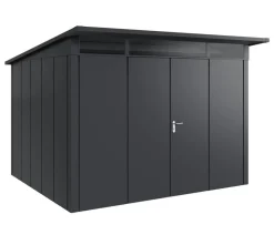 Hörmann Metallgerätehaus Juno JPD13 L-Sk Motiv Design mit Doppeltür, ca. B325/H232/T310 cm