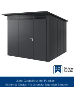 Hörmann Metallgerätehaus Juno JPD10 L-Sk Motiv Design, ca. B277/H232/T310 cm