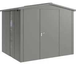 Hörmann Metallgerätehaus Juno JSD9 L-SK Motiv Design bodentiefes Fenster, ca. B285/H227/T237 cm