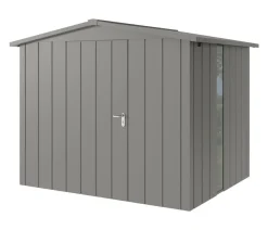 Hörmann Metallgerätehaus Juno JSD9 M-Sk Motiv Modern bodentiefes Fenster, ca. B285/H227/T237 cm