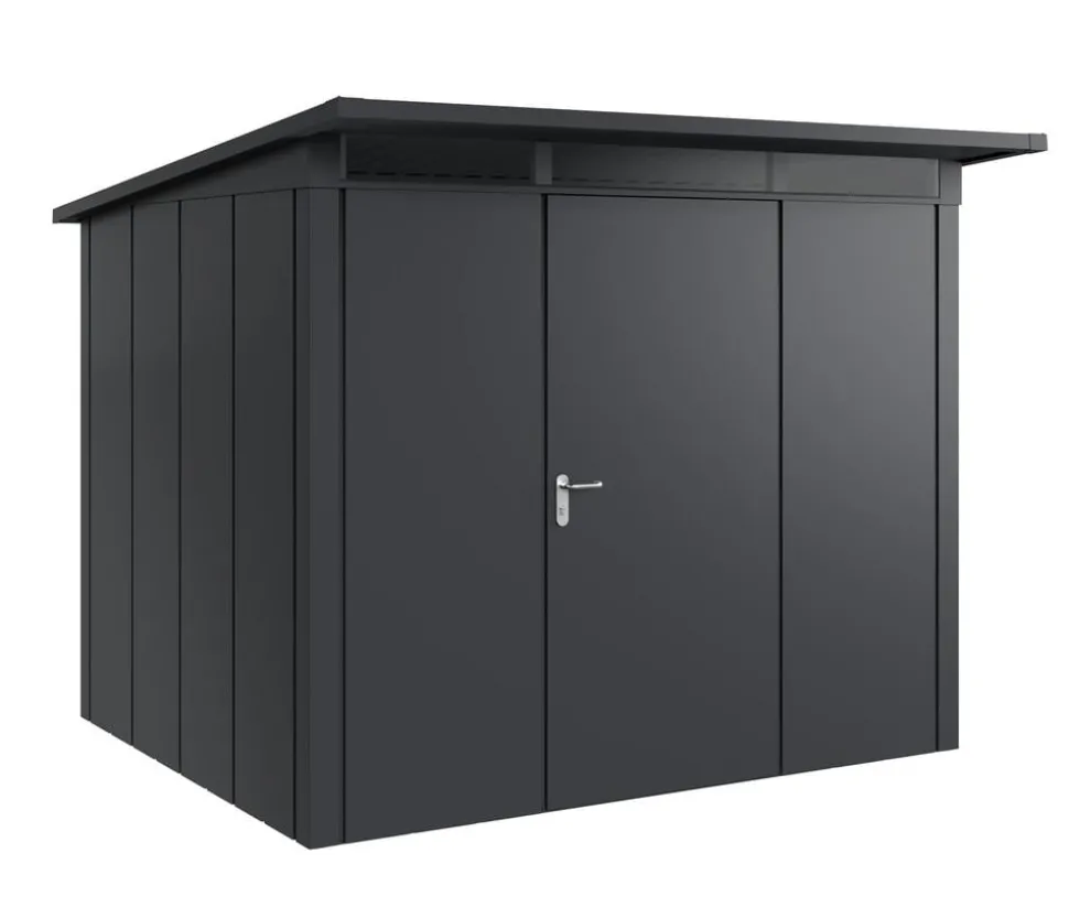 Hörmann Metallgerätehaus Juno JPD7 L-Sk Motiv Design, ca. B229/H232/T358 cm