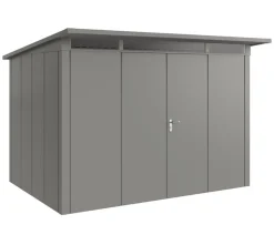 Hörmann Metallgerätehaus Juno JPD12 L-Sk Motiv Design mit Doppeltür, ca. B325/H224/T262 cm