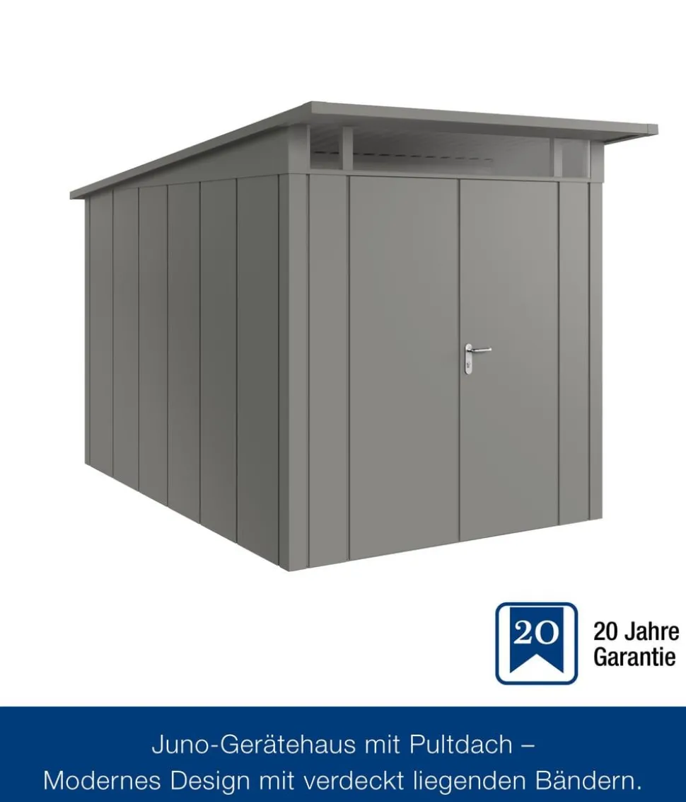 Hörmann Metallgerätehaus Juno JPD13 L-Sk Motiv Design, ca. B325/H232/T310 cm