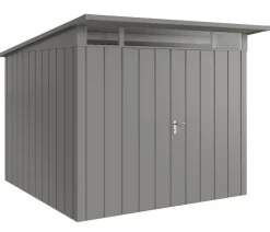 Hörmann Metallgerätehaus Juno JPD4 L-Sk Motiv Design mit Doppeltür, ca. B229/H224/T214 cm