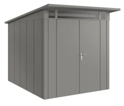 Hörmann Metallgerätehaus Juno JPD6 L-Sk Motiv Design mit Doppeltür, ca. B229/H232/T310 cm