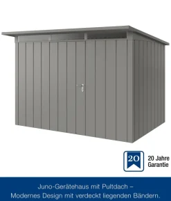 Hörmann Metallgerätehaus Juno mit Lichtband JFD4 M-Sk, ca. B229/H239/T181 cm