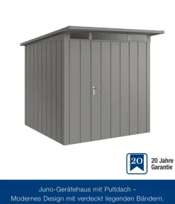 Hörmann Metallgerätehaus Juno JPD5 M-Sk Motiv Modern, ca. B229/H224/T262 cm