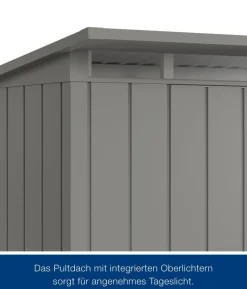 Hörmann Metallgerätehaus Juno JPD5 M-Sk Motiv Modern, ca. B229/H224/T262 cm