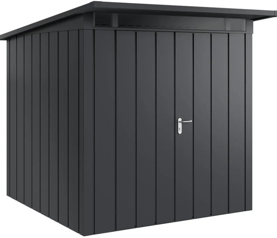 Hörmann Metallgerätehaus Juno JPD5 M-Sk Motiv Modern mit Doppeltür, ca. B229/H224/T262 cm