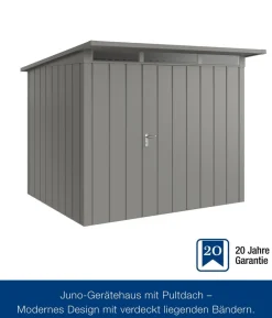 Hörmann Metallgerätehaus Juno JPD9 M-Sk Motiv Modern, ca. B277/H224/T262 cm
