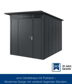 Hörmann Metallgerätehaus Juno JPD6 L-Sk Motiv Design, ca. B229/H232/T310 cm