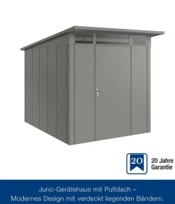 Hörmann Metallgerätehaus Juno JPD6 L-Sk Motiv Design, ca. B229/H232/T310 cm