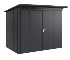 Hörmann Metallgerätehaus Juno JPD8 L-Sk Motiv Design mit Doppeltür, ca. B277/H224/T214 cm