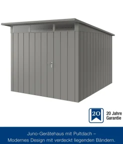Hörmann Metallgerätehaus Juno JPD11 M-Sk Motiv Modern, ca. B277/H232/T358 cm