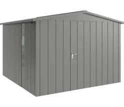 Hörmann Metallgerätehaus Juno JSD14 M-Sk Motiv Modern bodentiefes Fenster, ca. B333/H231/T325 cm