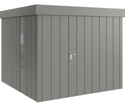 Hörmann Metallgerätehaus Juno JFD10 L-Sk Motiv Design mit Doppeltür, ca. B277/H222/T277 cm