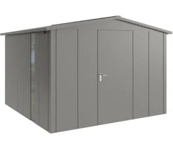 Hörmann Metallgerätehaus Juno JSD14 L-Sk Motiv Design bodentiefes Fenster, ca. B333/H231/T325 cm