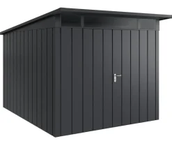 Hörmann Metallgerätehaus Juno JPD11 M-Sk Motiv Modern mit Doppeltür, ca. B277/H232/T358 cm