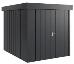Hörmann Metallgerätehaus Juno JFD6 M-Sk Motiv Modern mit Doppeltür, ca. B229/H222/T277 cm