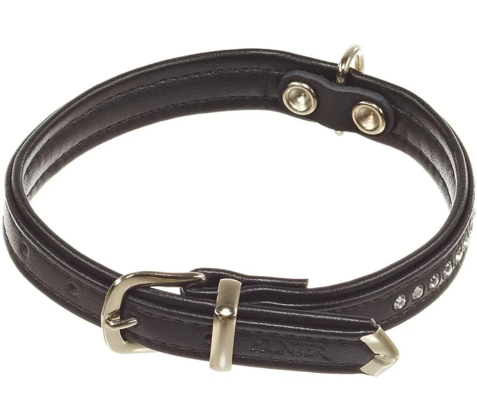 HUNTER® Hundehalsband Modern Art Luxus, schwarz