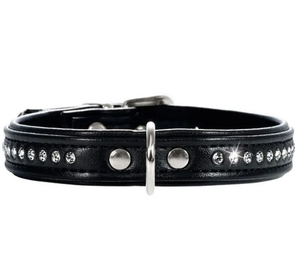 HUNTER® Hundehalsband Modern Art Luxus, schwarz