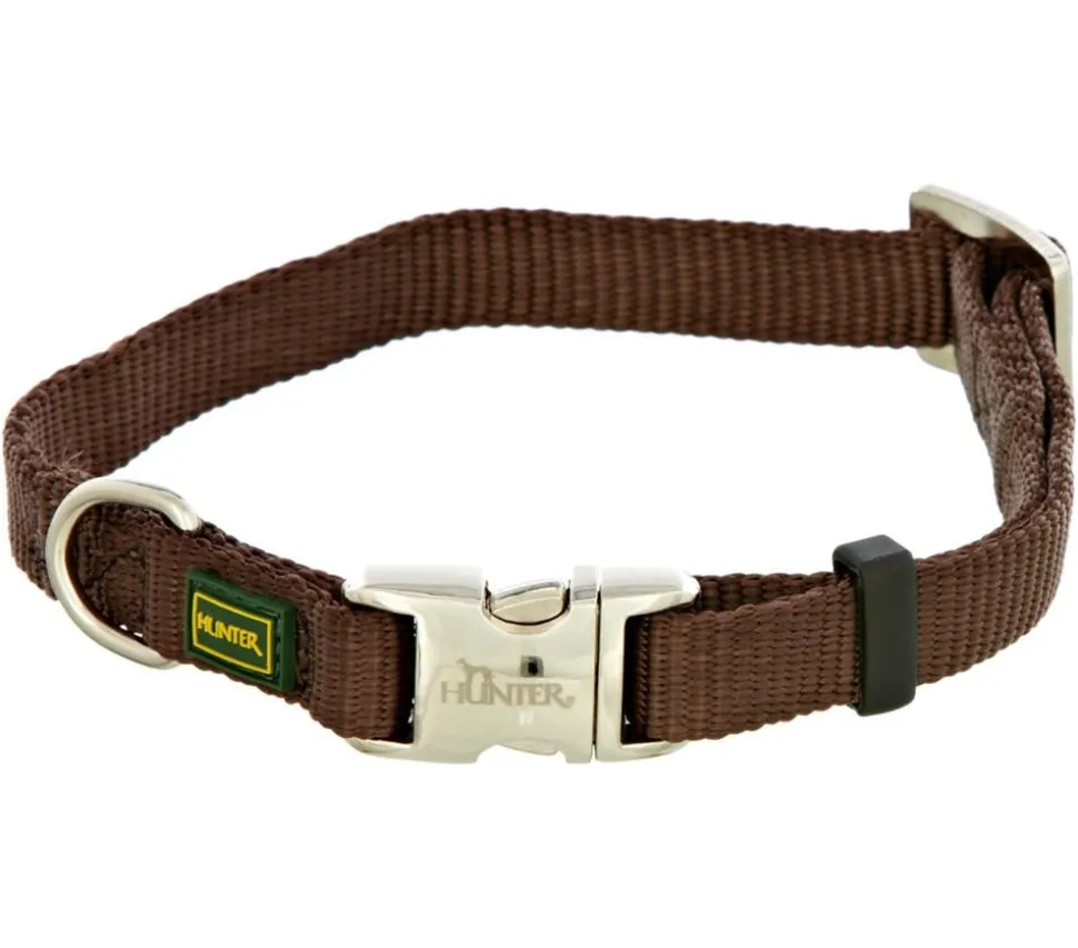 HUNTER® Hundehalsband Vario Basic Alu Strong, braun