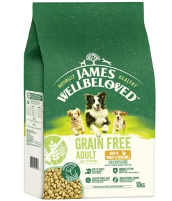 James Wellbeloved Trockenfutter für Hunde Grainfree Adult, Truthahn & Gemüse