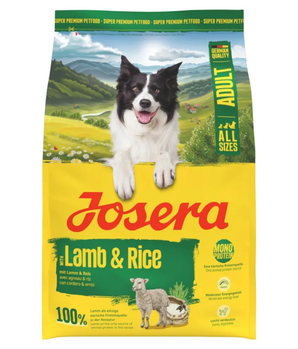 Josera Trockenfutter für Hunde Adult, Lamm & Reis