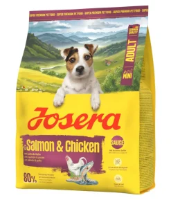 Josera Trockenfutter für Hunde Mini Adult, Lachs & Huhn