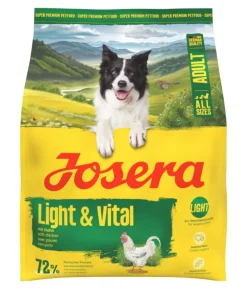 Josera Trockenfutter für Hunde Light und Vital Adult, Huhn