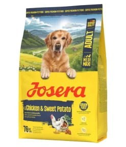Josera Trockenfutter für Hunde Medi/Maxi Adult, Huhn & Süßkartoffel