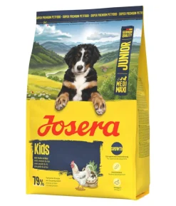 Josera Trockenfutter für Hunde Kids Medi/Maxi Junior, Huhn & Reis