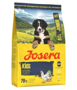 Josera Trockenfutter für Hunde Kids Medi/Maxi Junior, Huhn & Reis