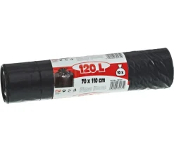 Jufol Müllsack aus Kunststoff, 120 l, 10 Stk.