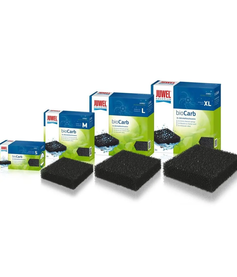JUWEL® AQUARIUM Aquariumzubehör Kohleschwamm bioCarb L, 2er-Set