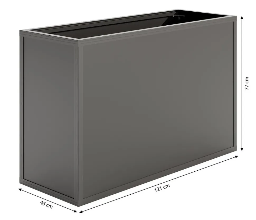 KGT Alu-Hochbeet 130, ca. B121/H77/T45 cm