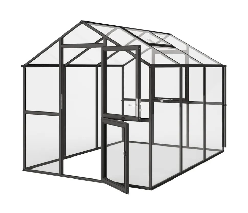 KGT Gewächshaus Aptasia III, ESG, ca. B233/H235/T323 cm